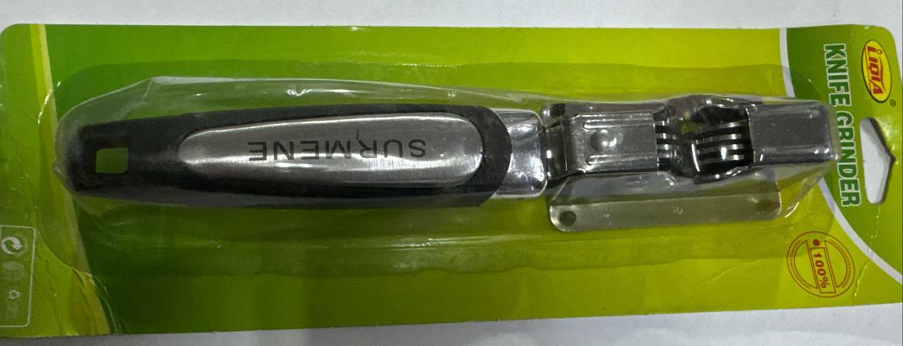 Ножеточка  нерж. ручка на блистере Сан