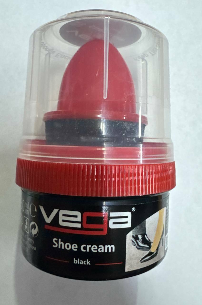 Крем Эффектон ЛЮКС с губкой в стакане Черный 60