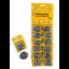 Губки металл"Континент Пак" 10 гр на листе 12 шт Губки металл"Континент Пак" 10 гр на листе 12 шт