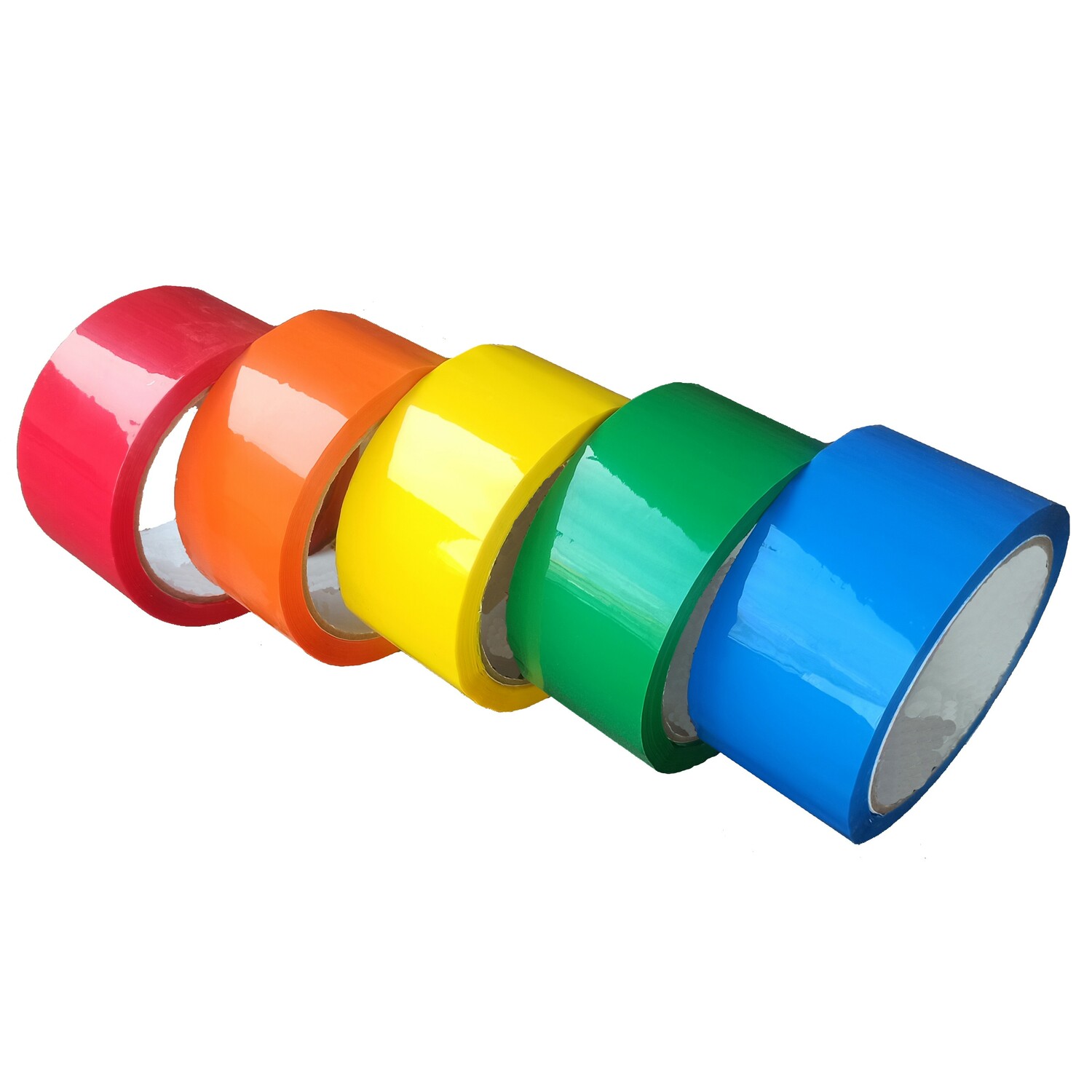 Скотч 48 мм*50 м* 45 мкм Белый/Желтый/Зелёный/Красный/ Оранжевый/Синий/Чёрный