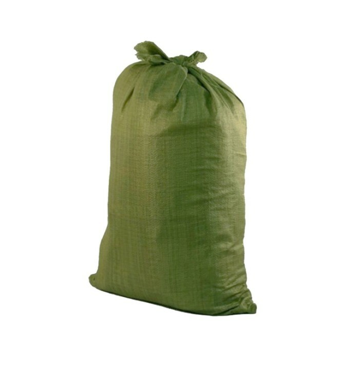 Мешок зелёный строительный 55х95см полипропилен