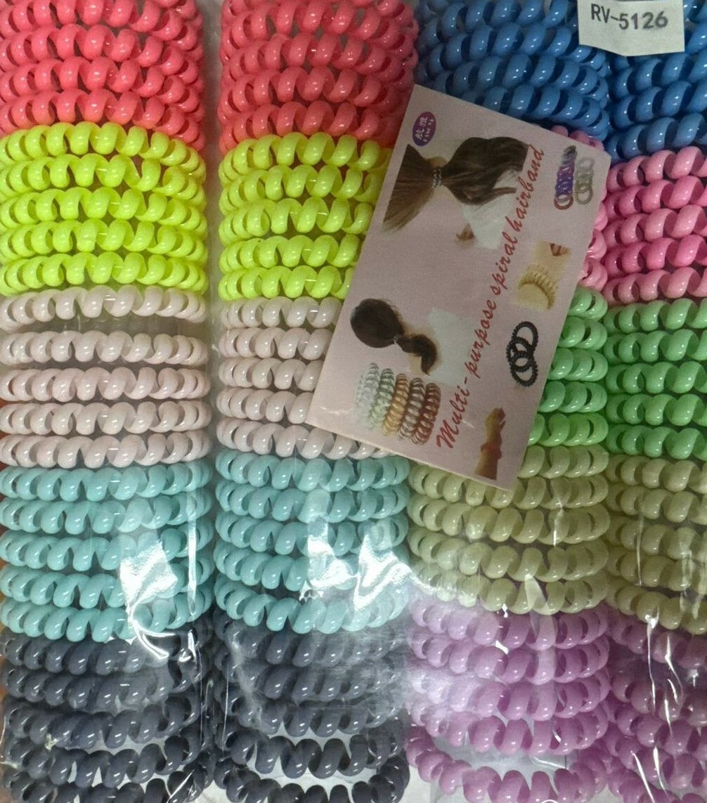 Резинка браслет Пружинкой большая RV-5126 (100) Арт-0495