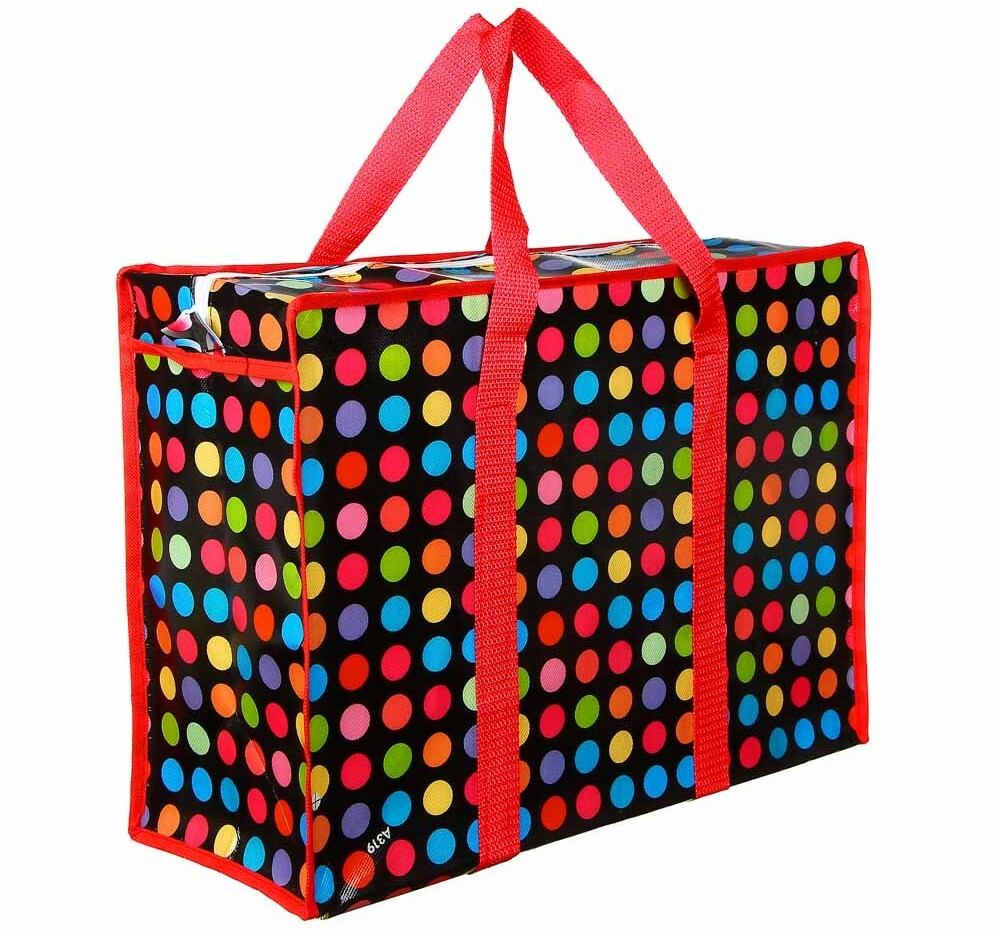 Сумка-баул разноцветная хозяйственная 50*35*20см Арт-0305