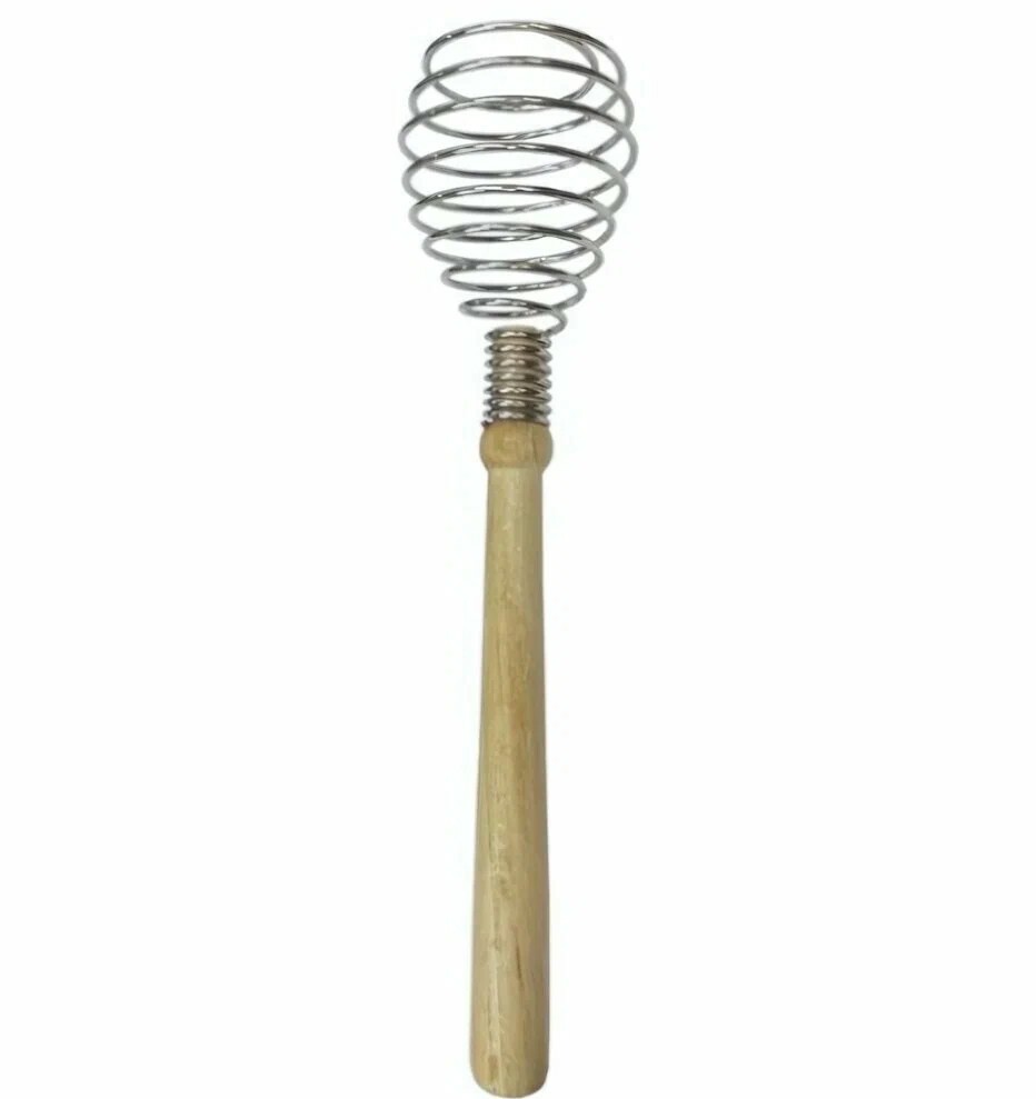 Венчик Спираль с деревянной ручкой Арт-7450