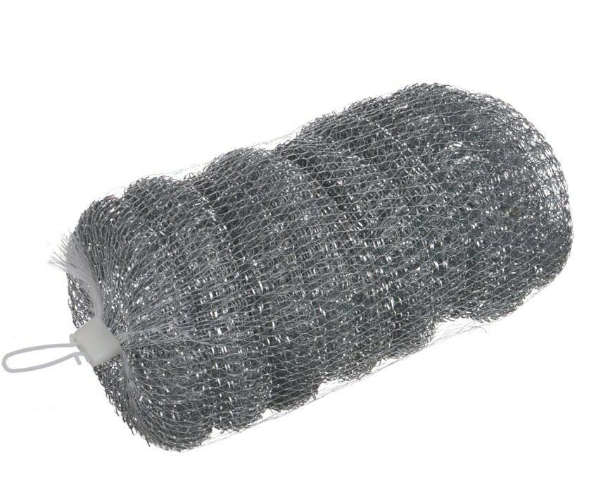 Губка в Сетке Металл колбаса. 10шт Губка в Сетке Металл колбаса. 10шт