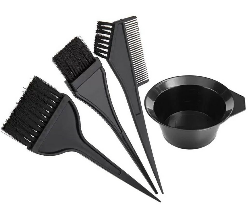 Набор для окраски       волос Мисочка + 3             кисти Арт-3808