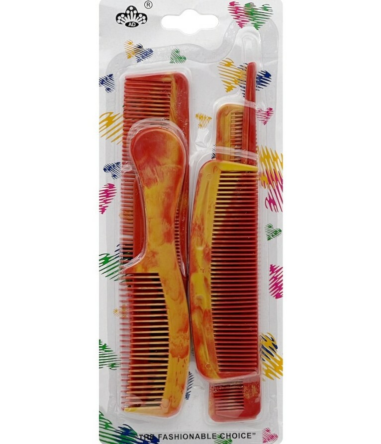 Набор расчесок Янтарь блистер 6шт                Арт-0560