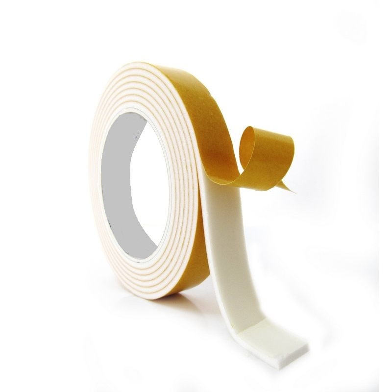 Скотч двухсторонний Узкий 18*5 м на Вспенненой основе