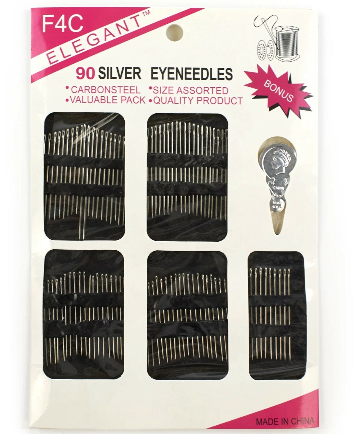 Набор швейных игл 90шт Арт-9171