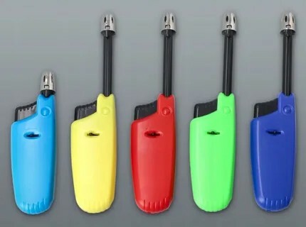 Зажигалки Цветные   Выдвижные Арт-0330