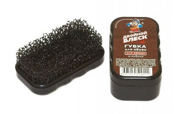 Двойной блеск губка для замши мини Арт-0494 Двойной блеск губка для замши мини Арт-0494