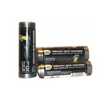 Мешки для мусора "Амиго" особопрочные 30л.20шт