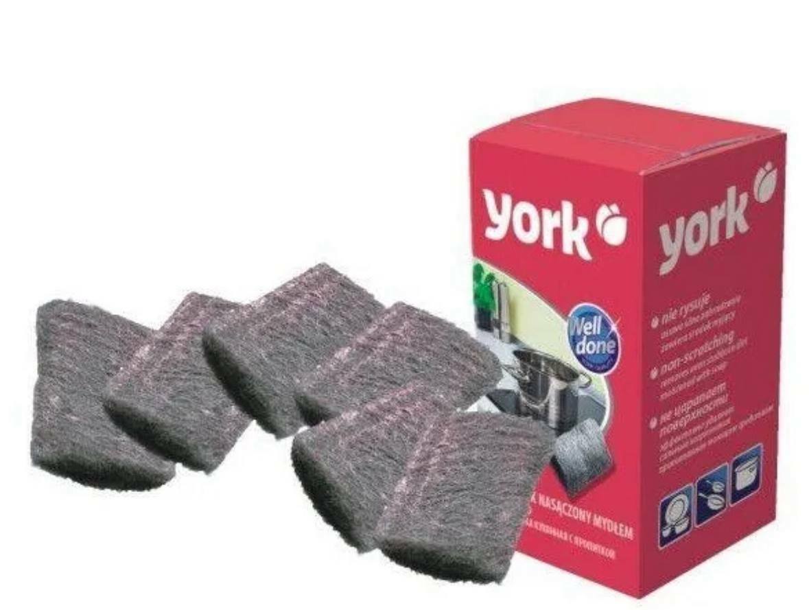 Губки мыльные 6шт Роза (10)