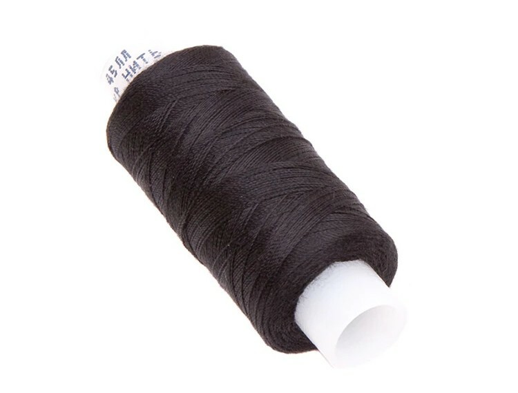 Нитки швейные черные 40-45лл.  Россия Арт-0781