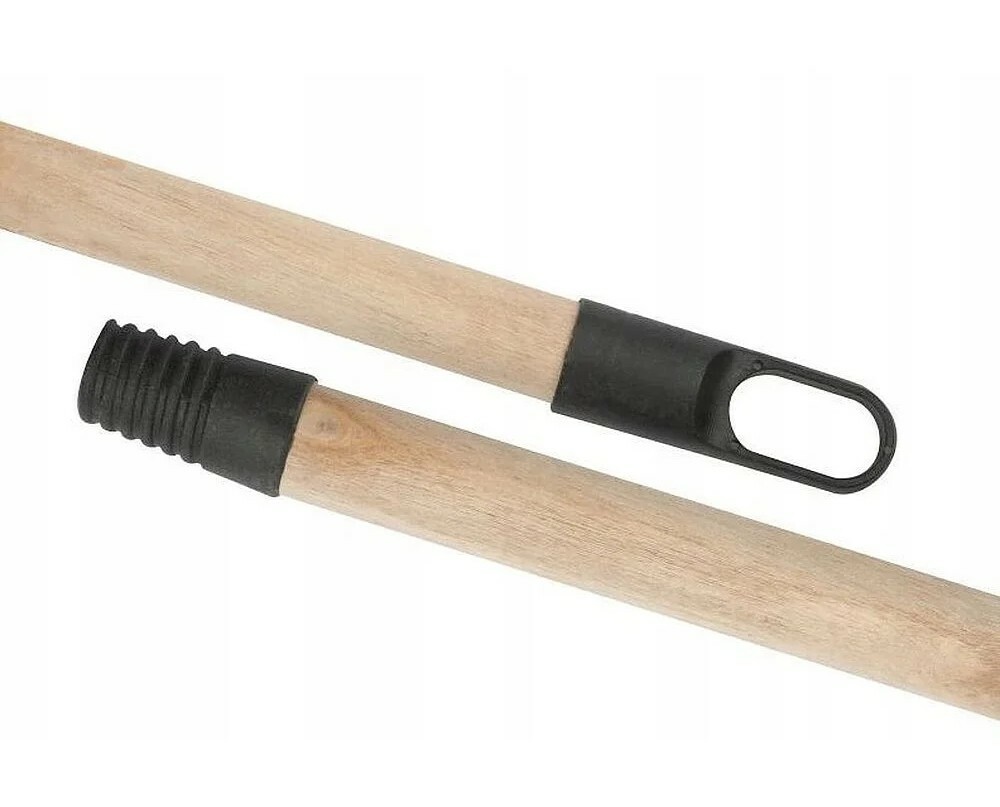 Черенок для швабры 110см дерево с пластиковой резьбой Арт-2303 Черенок для швабры 110см дерево с пластиковой резьбой Арт-2303