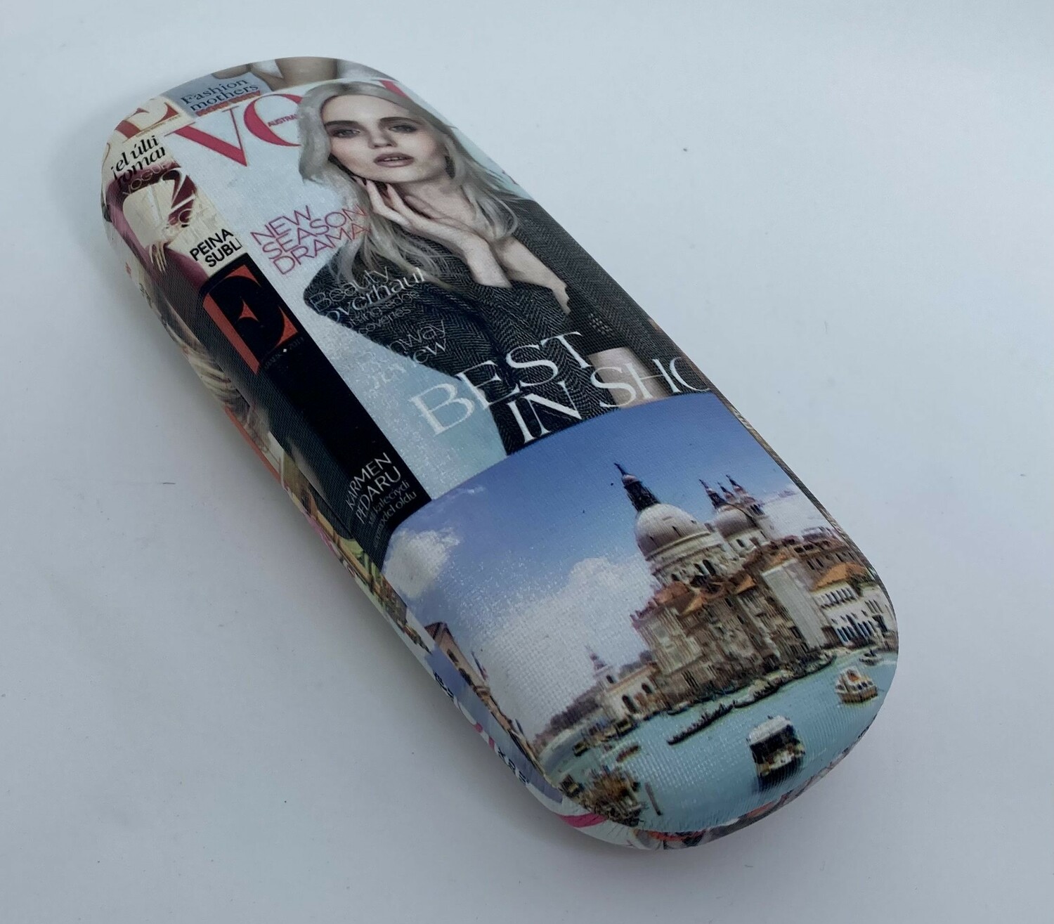 Футляр для очков "Vogue" овальный Арт-2804 Футляр для очков "Vogue" овальный Арт-2804