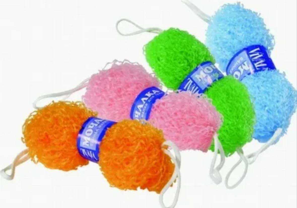 Мочалка полиэтиленовая "Люкс" большая  Стружка