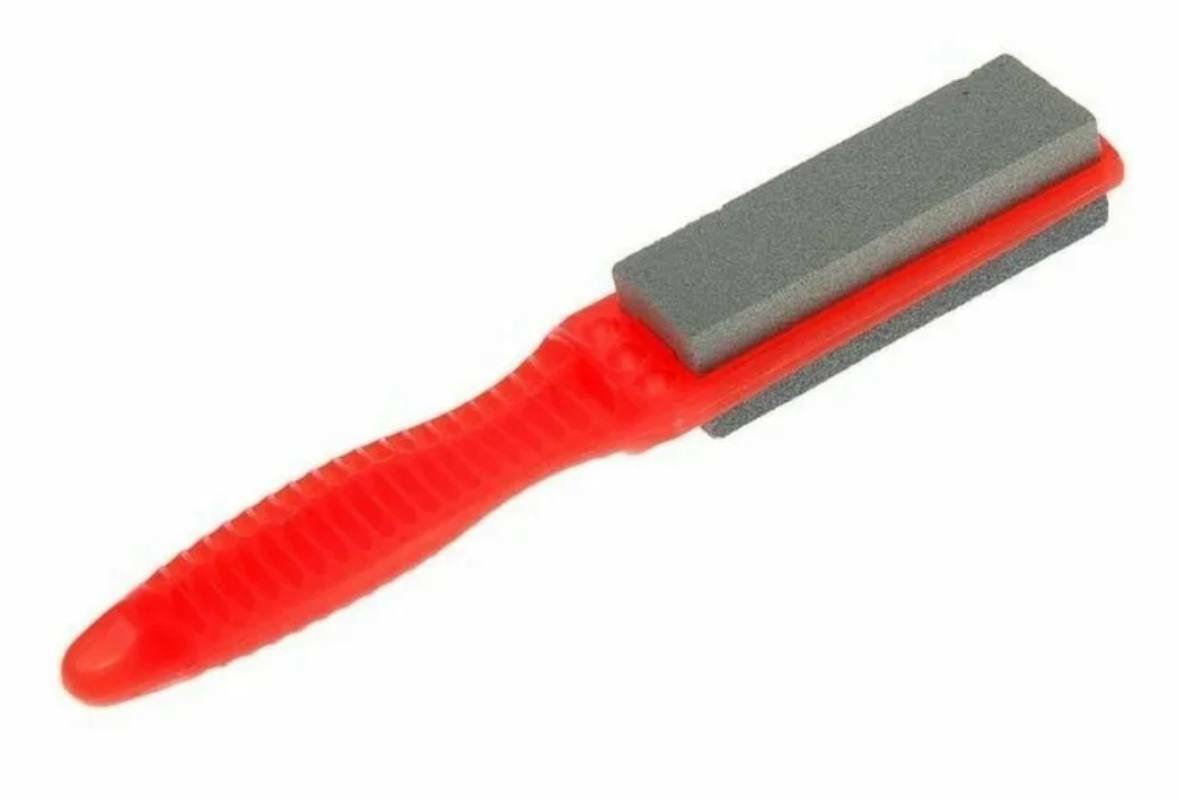 Брусок абразивный с пластиковой ручкой