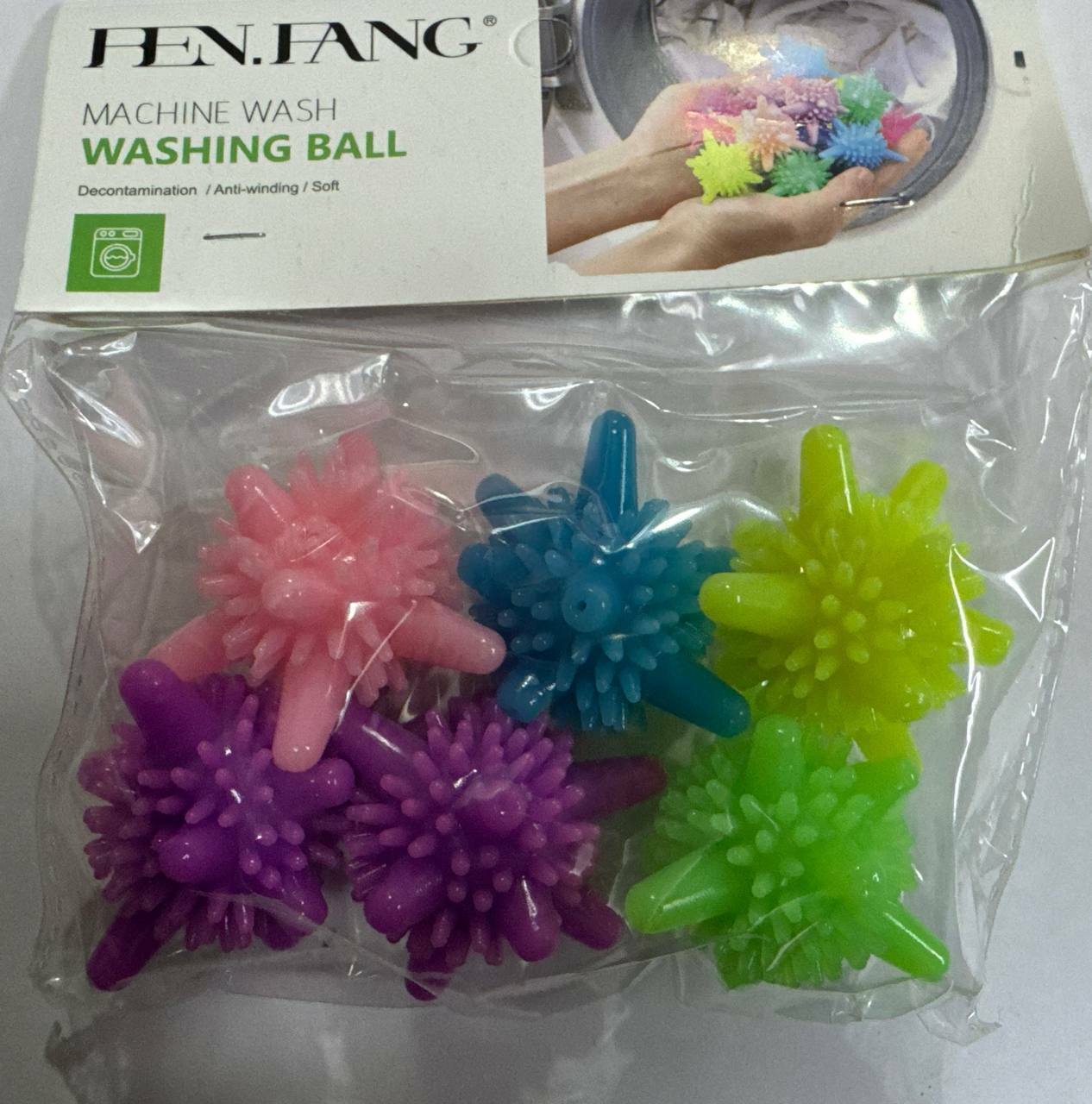 Шарики для стирки и сушки 6шт Диаметр 5,5см ST-2967