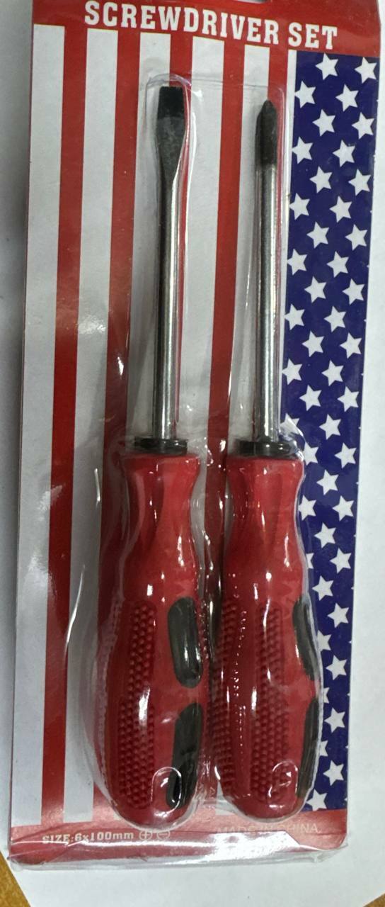 Отвёртки 2 шт на блистере