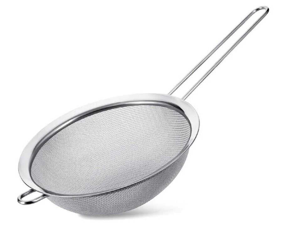 Сито нержавейка с металлической  ручкой 16 см Арт-12365