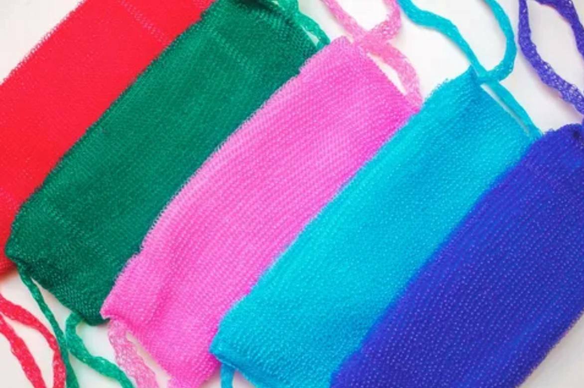 Мочалка вязаная "New" с поролоном